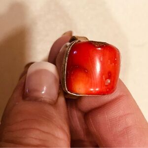 Coral color ring